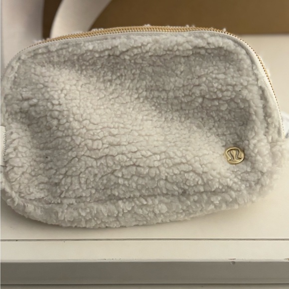 lululemon athletica Handbags - lululemon athletica Cream Sherpa Crossbody Bag